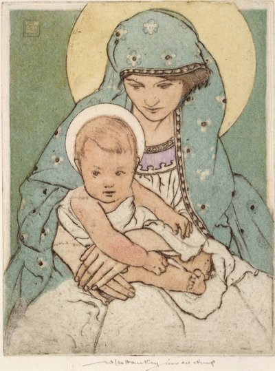 Virgin Mary with the Infant Christ by William Lee Hankey
