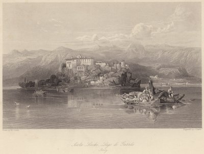 Isola Lecchi, Lago di Guarda, Italy by William Leighton (after) Leitch