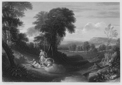 The Birth of Belphoebe and Amorett, from the picture in the Royal Collection by William Leighton (after) Leitch