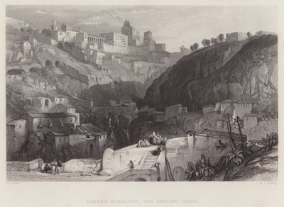 Castro Giovanni, the Ancient Enna by William Leighton Leitch