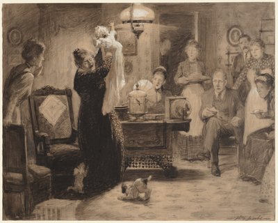 Sketch to Illustration The Stationary Baby by William Leroy Jacobs