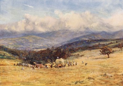 Brecknock Beacons, from the Brecknock-Talgarth Road by William Lionel (after) Wyllie