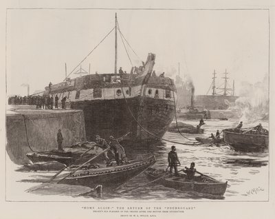 Home Again: The Return of the Foudroyant by William Lionel Wyllie