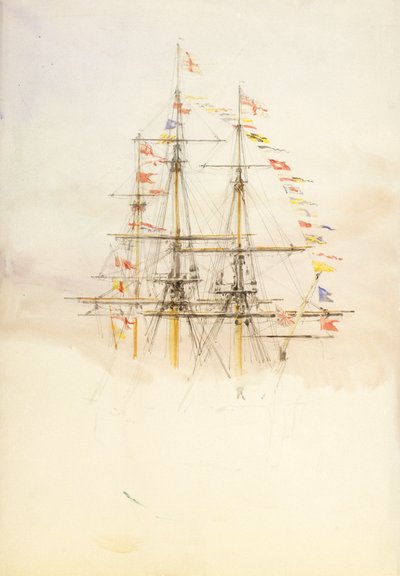 Masts of HMS 
