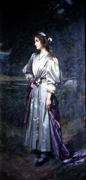Portrait of Mary Logsdail, the artist