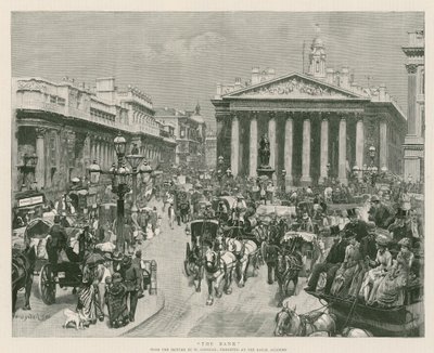 The Bank, from a picture by W Logsdail, exhibited at the Royal Academy by William Logsdail