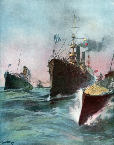 Imported Cruisers for the United States Navy by William Louis Jnr. Sonntag