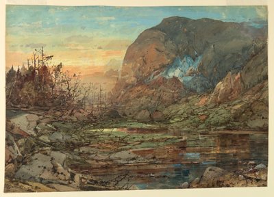 Carter Dome from Carter Lake, New Hampshire by William Louis Sonntag