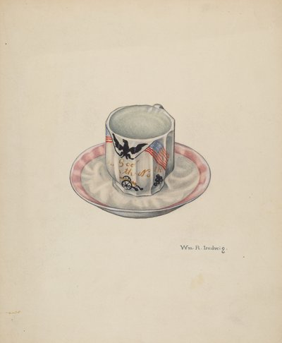 Cup and Saucer by William Ludwig