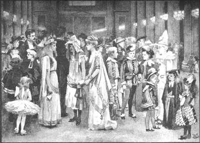 Juvenile Ball at the Mansion House - Between the Dances by William Luker