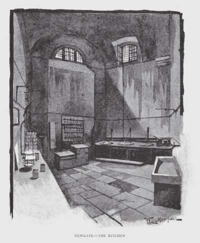 Newgate, the Kitchen by William Luker