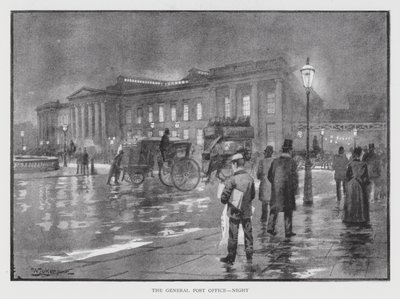 The General Post Office, Night by William Luker