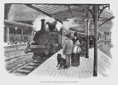 The Mansion House Railway Station by William Luker