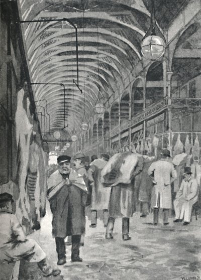 The Metropolitan Meat Market, Smithfield, 1891 by William Luker