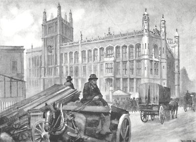 The Record Office, Fetter Lane by William Luker