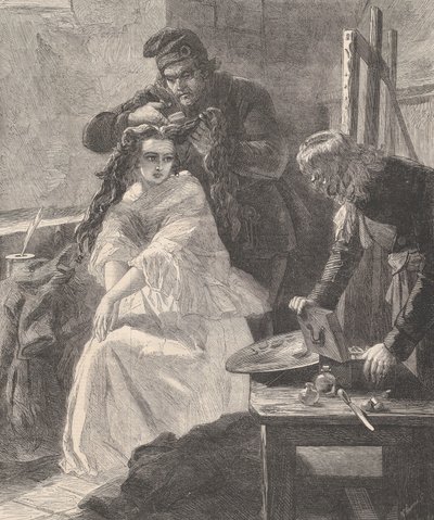 La Toilette des Morts, from Illustrated London News by William Luson Thomas