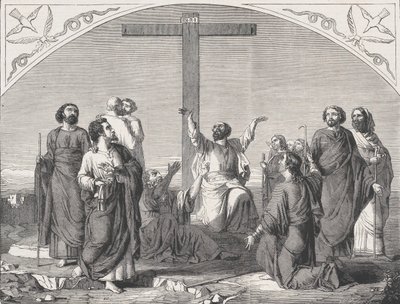The Mission of the Apostles, from Illustrated London News, October 30, 1865 by William Luson Thomas