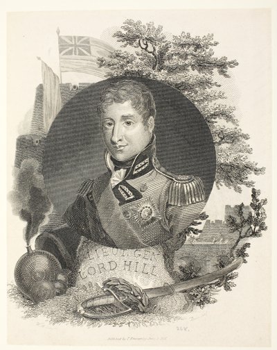 Lieut General Lord Hill KB, Engraved by Brown, Published by Kinnersley by William Marshall Craig