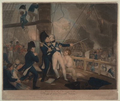 The Battle of Trafalgar and the Death of Nelson by William Marshall Craig