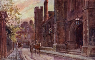 Entrance Gateway, Queens College by William Matthison