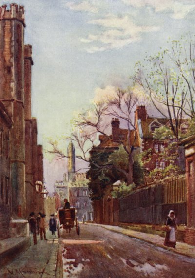 Queens Lane, the Site of the Old Mill Street by William Matthison