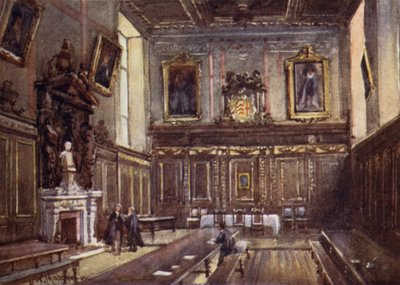 The Hall of Clare College by William Matthison