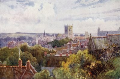 View of Cambridge from the Castle Hill by William Matthison
