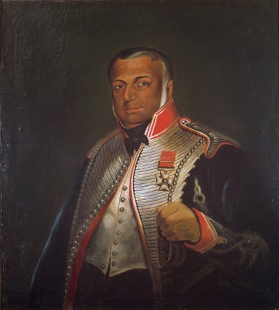 Colonel James Skinner CB (1778-1841) 1st Regiment of Local Horse, c.1836 by William Melville