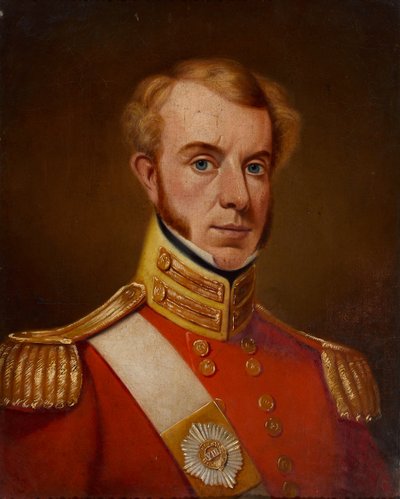 Lieutenant (later Lieutenant-Colonel) George Talbot, 8th Bengal Native Infantry by William Melville
