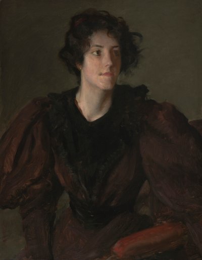 Study of a Young Woman, c.1880-85 by William Merritt Chase