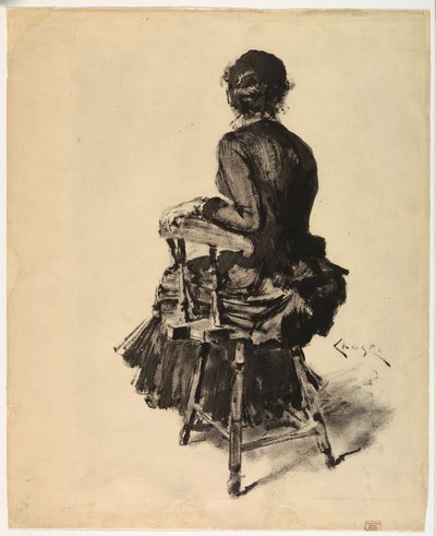 Woman Seated by William Merritt Chase