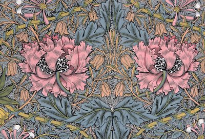 Honeysuckle. Decorative Fabric by William Morris