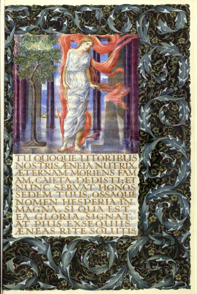 Lavinia, Opening of Book IV of Virgil