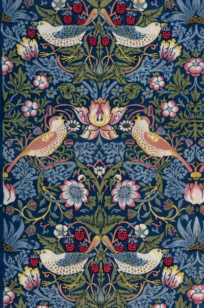 Strawberry Thief. Decorative fabric by William Morris