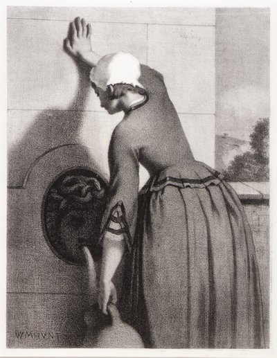 Girl at the Fountain by William Morris Hunt