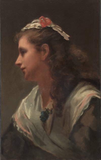 His First Model-Miss Russell by William Morris Hunt