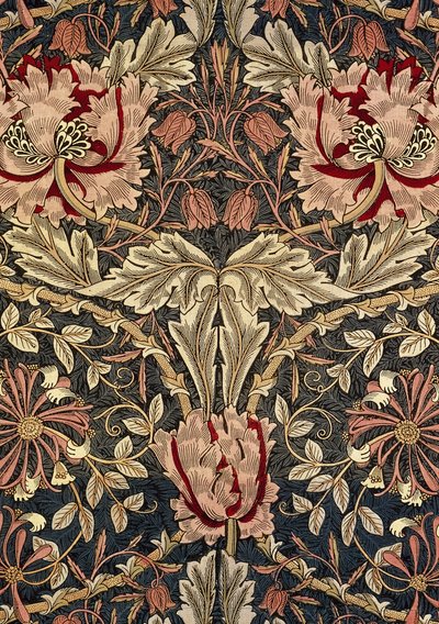 Decorative fabric, 1876-1890 by William Morris Tapestry Works