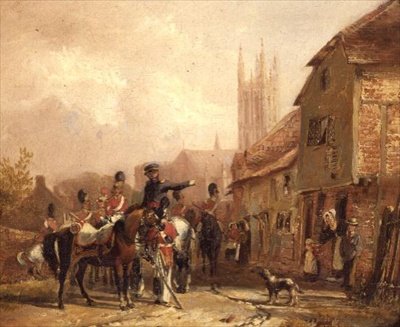 Billeting Troops by William Mulready