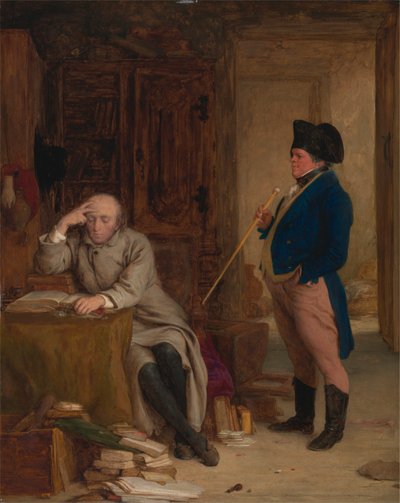 Mr. Peregrine Touchwood Breaking in upon the Rev. Josiah Cargill by William Mulready