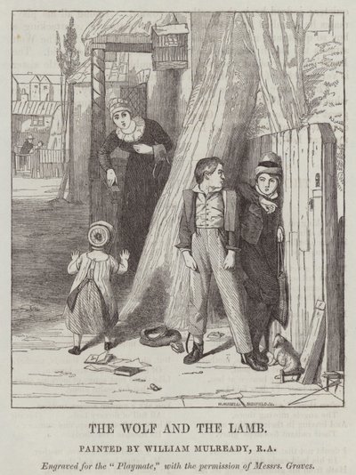 The Wolf and the Lamb by William Mulready