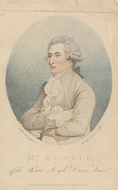 Mr. Kemble, of the Theatre Royal, Drury Lane by William Nelson Gardiner