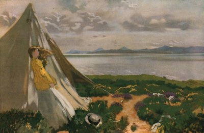 A Breezy Day: Howth Head by William Newenham Montague Orpen