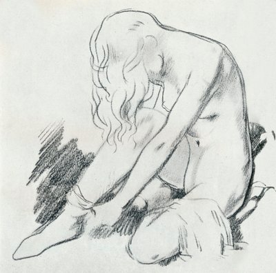 A Figure Study by William Newenham Montague Orpen