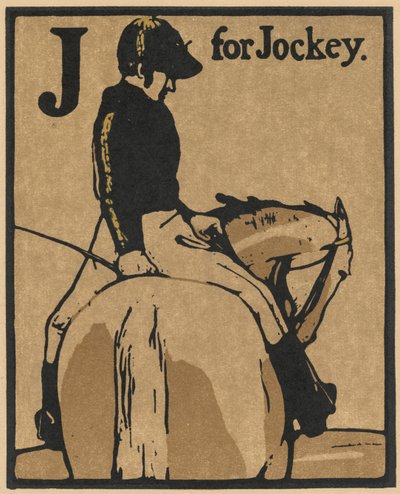 An Almanac of Twelve Sports: J for Jockey by William Nicholson