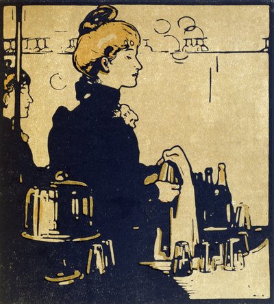 Barmaid, illustration from 