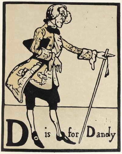 D is for Dandy, illustration from 