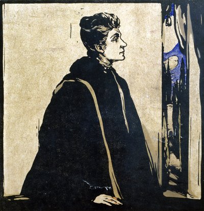 Eleonora Duse (1858-1924) illustration from 