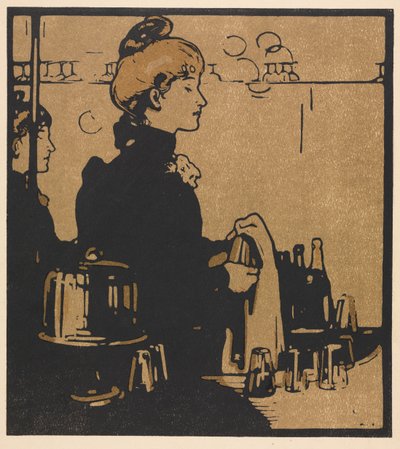 Barmaid by William Nicholson