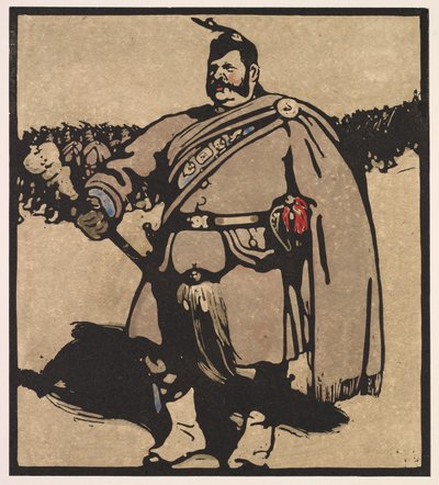 London Types: Drum-Major by William Nicholson