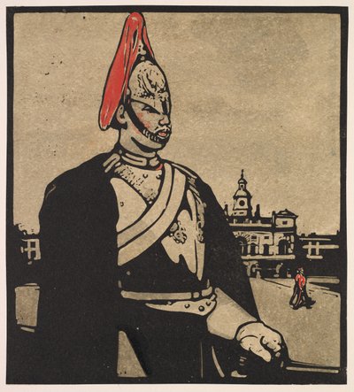 London Types: Guardsman by William Nicholson